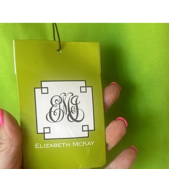 ELIZABETH  MCKAY ruffle tank size large nwt - Picture 2 of 6